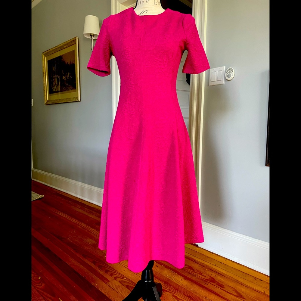 Zara midi textured dress